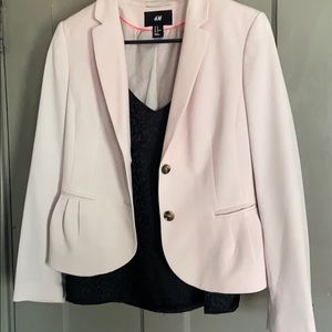 Stylish soft pink H&M blazer
